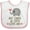 White and Pink, variant on Inktastic Oma and Opa Love Me Boys or Girls Baby Bib