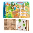 thumbnail image 2 of Juguete de crucigrama para para , regalos , de juguetes de aprendizaje Montessori, de cartas en inglés con Hugo Crucigrama, 2 of 10