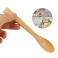 thumbnail image 6 of Bamboo Honey Spoon Jam Multifunction Coffee Stir Spoons Reusable Long Handle 6 Pcs, 6 of 6