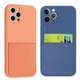 thumbnail image 2 of Funda de teléfono de silicona de Color caramelo para iPhone 12 13 14 SE 2020 11 Pro Max XS X XR 7 8 Plus, tarjetero, funda suave a prueba de golpes Tan Jianjun unisex, 2 of 2