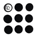 thumbnail image 2 of 20pcs Cloth Fabric Covered Buttons Decorative Button Clothing Decor Black 20mm, 2 of 8