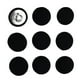 thumbnail image 1 of 10 Piezas De Botones Cubiertos De Tela De Algodón, Accesorios De Costura Para Prendas De Vestir, Color Negro Sunnimix Botones cubiertos de tela, 1 of 8