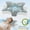 Gray, variant on Cervical Pillow for Neck Pain Relief, Ergonomic Memory Foam Pillow, Neck Support Pillow with Pillowcase, Deep Blue+Blue