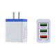 thumbnail image 1 of Cateissary rápido de 3 puertos para 3 USB para de teléfono móvil para Adaptador de de pared Cargadores de dispositivos electrónicos enchufe azul y estadounidense Enchufe de EE. UU., 1 of 5