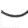 thumbnail image 2 of Primal Steel Stainless Steel Brushed Black IP-plated 24-inch Link Necklace, 2 of 6