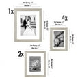 thumbnail image 2 of Americanflat Picture Frame Set, 7 Pieces with One 11x14; Two 8x10; and Four 5x7, Driftwood, 2 of 5