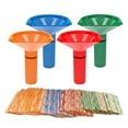 thumbnail image 2 of YAOMOBB Work Coin Counter Portable Coin Counter Set Funnel Shape Coin Sorter Machine with Wrappers for Home Bank Coin Sorting, 2 of 5