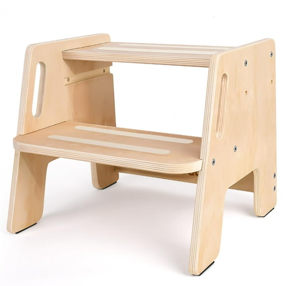 Step Stool, taburete Woodure de 2 escalones con altura regulable para niños pequeños