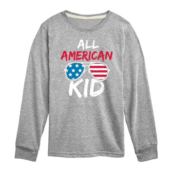 Instant Message - All American Kid - Toddler & Youth Long Sleeve Graphic T-Shirt