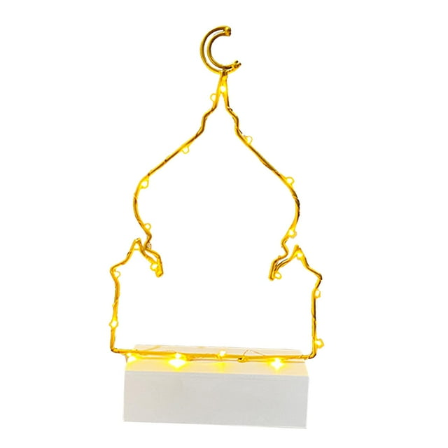 Lámpara LED de noche para fiestas islámicas, ideal para el Ramadán, perfecta para el salón o el dormitorio. Estilo 1