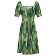 thumbnail image 5 of Cactus Pattern Sleeveless Dress clothes for woman luxury dress, 5 of 6
