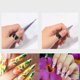 thumbnail image 2 of 300PCS Nails Form Nail Art Tips Guide Sticker Adhesive Dustproof Nail Form Extension Paper Nail Tool, 2 of 4