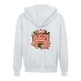 thumbnail image 5 of Sudadera con cremallera informal a la moda con capucha y estampado navideño para mujer, blusa, abrigo Fridja fksj4772, 5 of 5