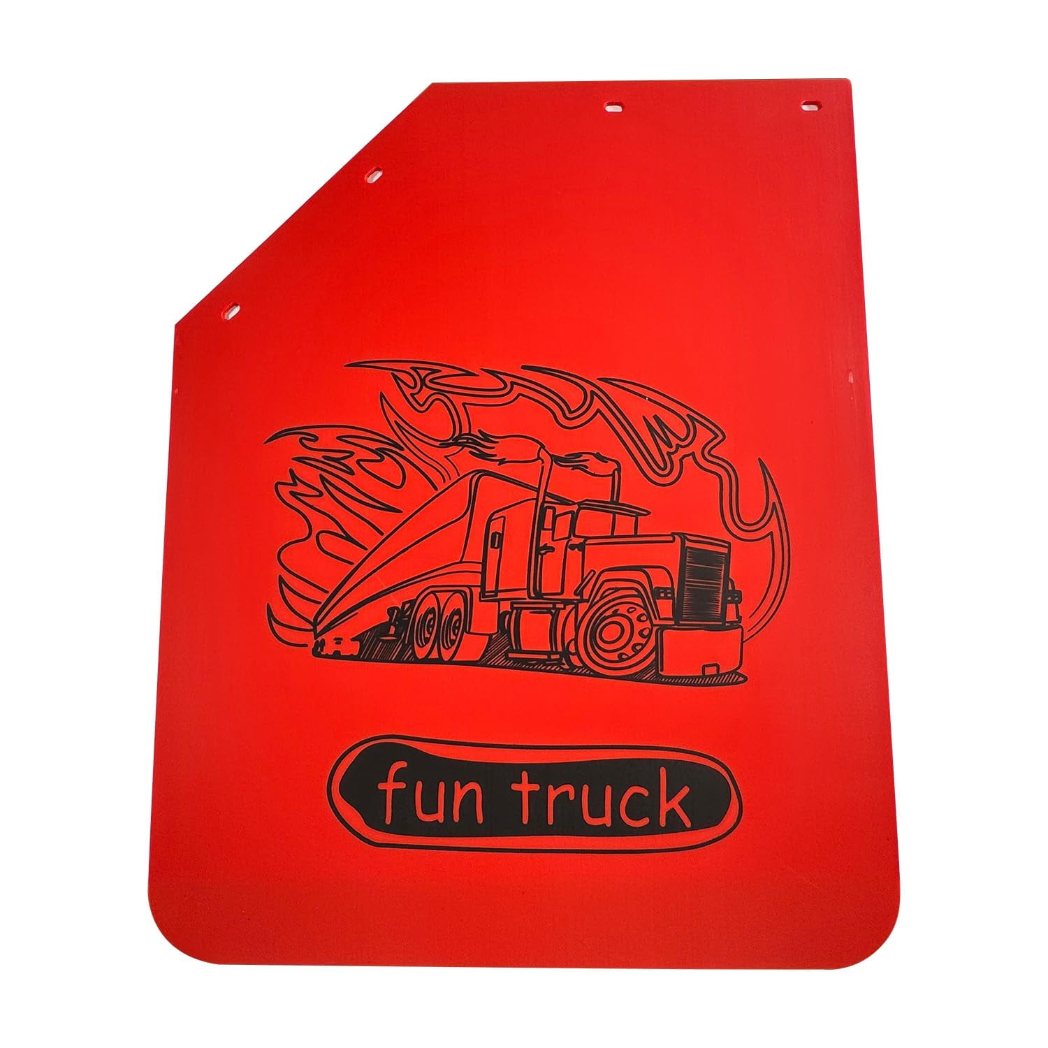 BST BSSP Universal Mud Flaps for Semi Trucks, 24 ''X30'' Heavy-Duty Trailer Truck Mud Flap Polymer Semi Mud Flaps for Freightliner Kenworth Peterbilt International Mud Guards Splash Flaps