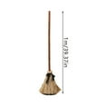 thumbnail image 3 of Animated Floating Witch'S Broom with Moving Shaft - Spooky Halloween Decoration, Tall Dancing Broomstick for Haunted House, Party, Porch - Battery-Powered (AAA Not Included) - Indoor/Outdoor, 3 of 9