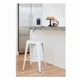thumbnail image 2 of White Tolix Stool, solid metal frame, Counter 26"H, Stool Chair Ideal for Kitchen Island Counter., 2 of 3