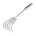 thumbnail image 2 of Almencla Garden Hand Rake Beach Sand Digging Tool Digging Compact Practical Multifunctional Gardening Soil Loosening Tool for Gardener Five Tines, 2 of 8