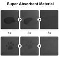 thumbnail image 6 of Monder Orange Aesthetic Pet Feeding Mat Absorbent Dog Food Mat for Floor Cat Dog Bowl Mats Rug Pet Placemats for Food Water Pets Supplies 12x18, 6 of 6