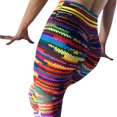 thumbnail image 2 of Gibobby Leggings Gluteos Mujer Mujeres cintura alta Yoga Fitness Leggings Correr Gimnasio Estiramiento Deportes Pantalones Pantalones（Multicolor， L), 2 of 5
