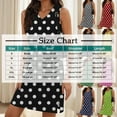 thumbnail image 3 of Plus Size Women Dress Clearance , Women's Summer Sexy Fashion Printing Sleeveless V-Neck Dress(Army Green,M), 3 of 7