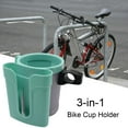 thumbnail image 2 of Ettsollp 3-in-1 Universal Bike Cup Holder, Green, 2 of 8