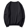 thumbnail image 6 of Trgacdwlo Oversized Crew Neck Sweatshirt Women Long Sleeve Pullover Solid Color Fall Winter Warm Fleece Sweatshirts for Women Black L, 6 of 7