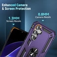 thumbnail image 6 of for Samsung Galaxy A54 5G Case for 54 Case,[Military Grade Drop Tested] Hard Back & Soft Edge Slim Protective Designed Case-Purple, 6 of 12