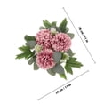 thumbnail image 2 of UPGRATOR Candle Wreath De Flores Y Hojas Artificiales Para De Mesas Y Eventos, 2 of 8
