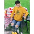 thumbnail image 2 of Happy 4Th July Bbq Hoodie Women -Image by Shutterstock, Female Small, 2 of 4