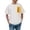 Beige, variant on Krdevn Men's Sleeve T Shirts Oversize Zipper Pocket Comfortable Crewneck Graduated Color Fit Shirt Tops,L