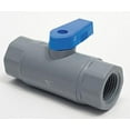 thumbnail image 1 of 3/8" FNPT PVC Ball Valve Inline, 1 of 2
