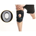 thumbnail image 4 of Knee Brace Adjustable Neoprene Open Knee Sleeve for Arthritis Pain and Support, Blue, 4 of 6