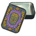 thumbnail image 3 of Day of the Dead  Stash Tin Storage Container 4.37" L x 3.5" W x 1" H, 3 of 3