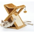 thumbnail image 4 of Etna Products Foldaway Cat Play Tower and Scratching Post with Hanging Balls, Indoor Cat Interactive Toy for play and exercise., 4 of 5
