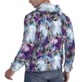 thumbnail image 6 of Salouo Purple Marble Texture Pattern Men's Fall Hoodie Sweatshirt,Sport Hoodie with Pockets for Men Pullover Casual Hooded Sweatshirt-XX-Large, 6 of 7