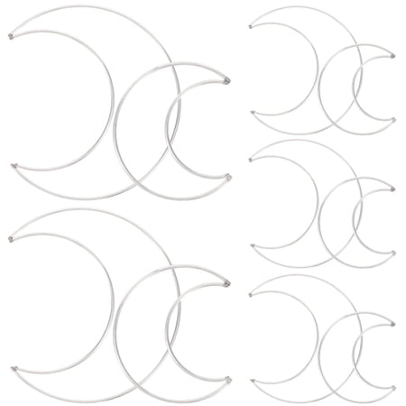 DEEPCRAFF Plated Metal Dreamcatcher Hoops for Dream Catcher Crafting and Decoration Projects