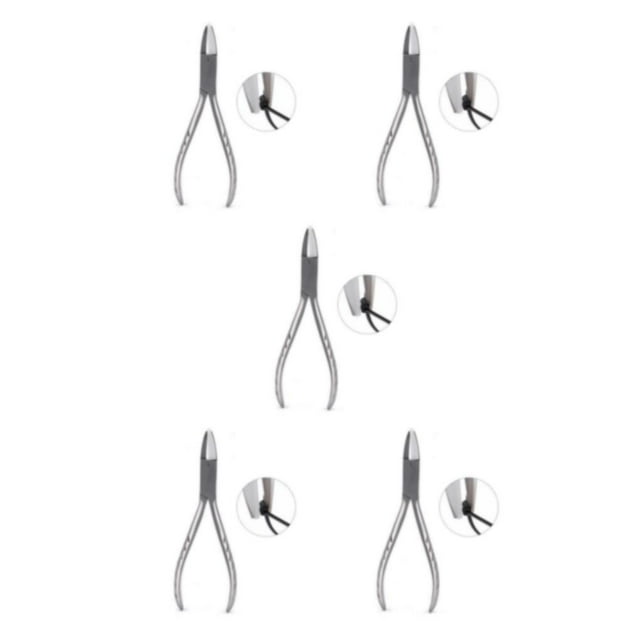 maskred Eyeglasses Frame Pliers Multi-Purpose for Optician Pad Bridge Glasses YG1008 Approx. 15.5x5cm 5Set