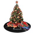 thumbnail image 4 of Falda para árbol de Navidad de Pokemo-N, suave y divertida, collar para árbol de Navidad, decoración navideña de granja de 30", 4 of 4