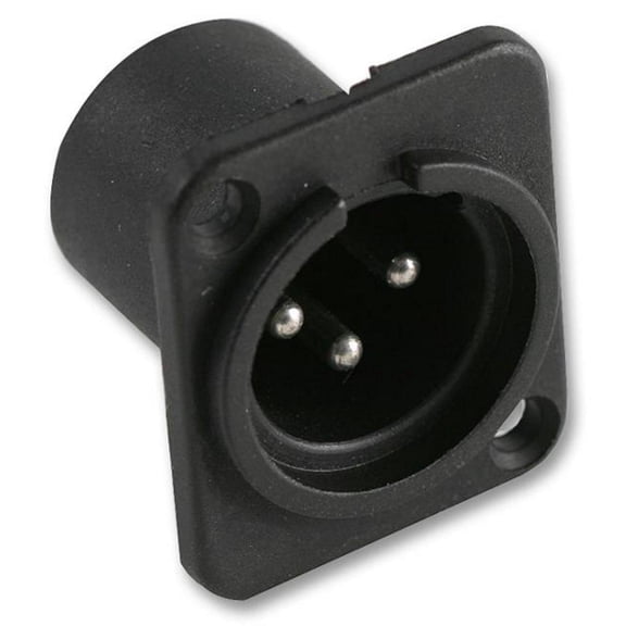 PRO SIGNAL - XLR Chassis Plug, 3 Pole, Solder