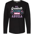 thumbnail image 3 of Inktastic My Greatest Blessings Call Me Abuela with Flowers Long Sleeve T-Shirt, 3 of 5