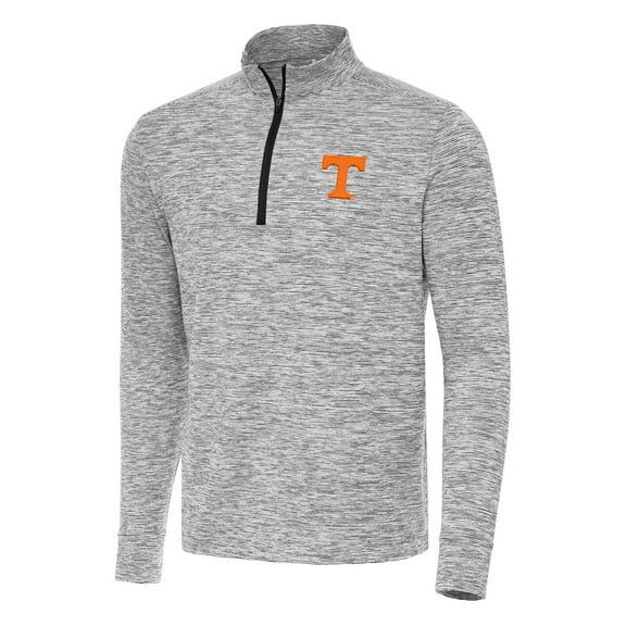 Men's Antigua Black Tennessee Volunteers Cause Quarter-Zip Top