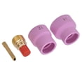 thumbnail image 3 of Welding Torch Kit, TIG Gas Lens  Excellent Plasticity With Connector For WP 9 20 25 For Argon Arc, 3 of 8