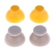 thumbnail image 2 of para de 4 izquierda [gris] y 4 derecha [amarillo] pieza de repuesto con herramienta de reparación de destornillador de tr shamjiam Herramienta de destornillador de tapas de joystick, 2 of 4
