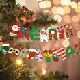 thumbnail image 2 of 1 Set Lovely Cartoon Festival Banners Colorful Decorative Xmas Hanging Banner Holiday Supplies, 2 of 8