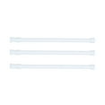thumbnail image 1 of SHISUYAN 3pcs Extendable Cupboard Bars Tensions Rod Spring Curtain Rod Adjustable Width 11.8-20 Inches (White), 1 of 8