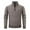 Coffee, variant on Men's Quarter Zip Sweater Long Sleeve Ribbed Knit Pullover Slim Fit Casual Top