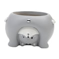 thumbnail image 1 of jinwen Flower Pots Resin Planter Flowerpot Pot Small Planters, Cute Cat, 1 of 8