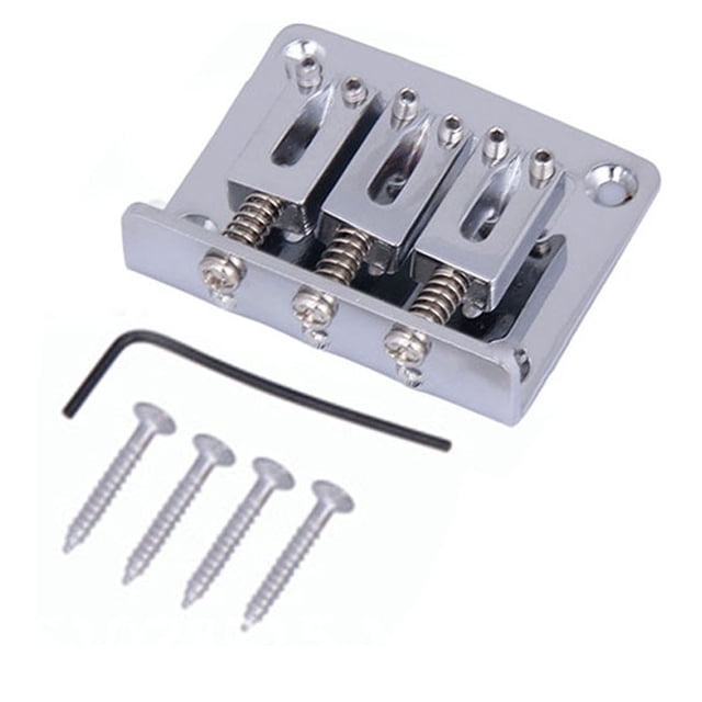 Professional 3String Electric Guitar Bridge for Cigars Box with Srews and Wrench