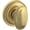 Lifetime Satin Brass, variant on Baldwin 5057.Idm 5057 Non-Turning One-Sided Dummy Door Knob - Nickel