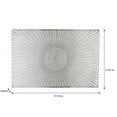 thumbnail image 3 of Home Details Set of Four Santorini Metallic Place Mat, Silver, 3 of 5